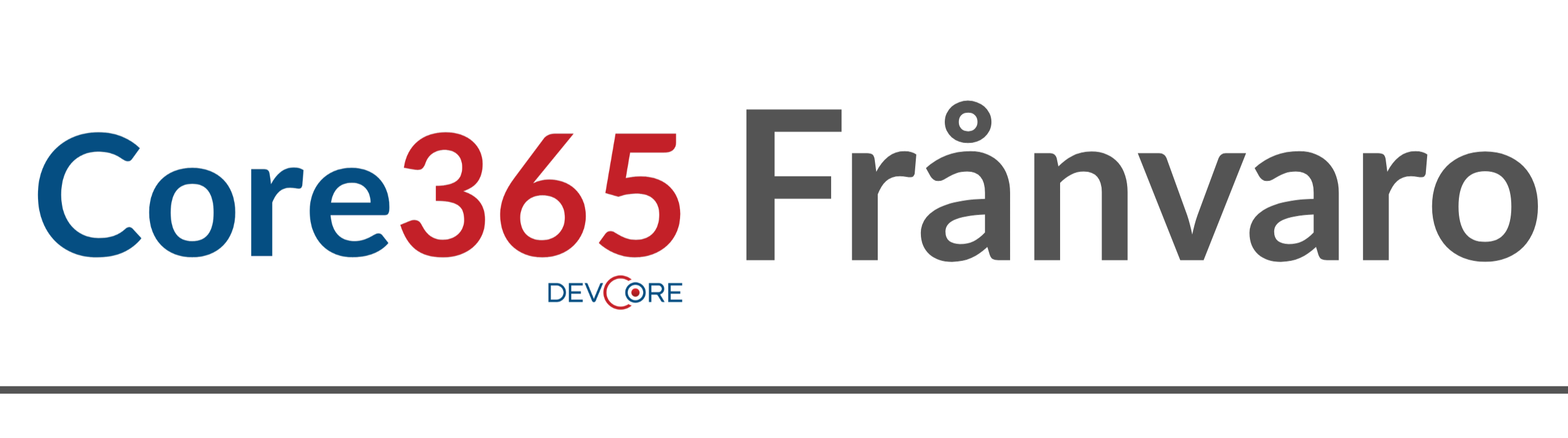 Core365 Frånvaro DevCore logo