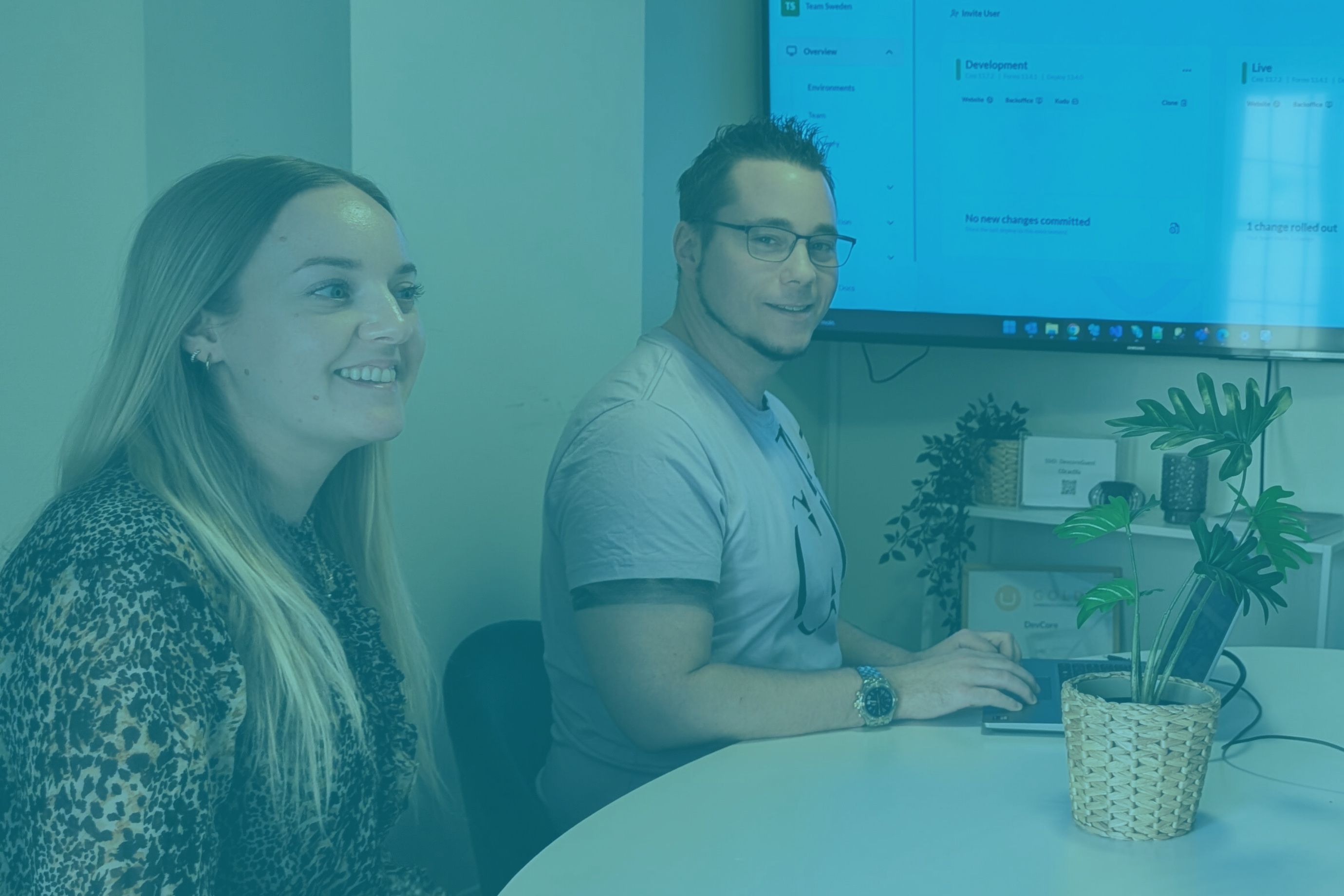 DevCore-konsulter på kontoret i Stockholm